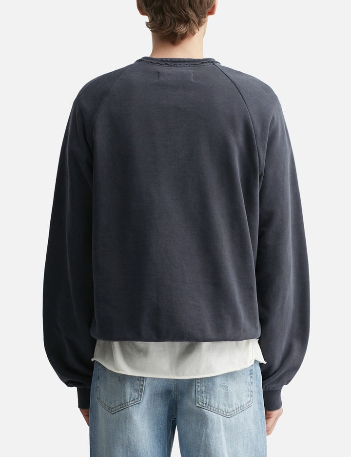 Garment Dyed Zip Sweatshirt