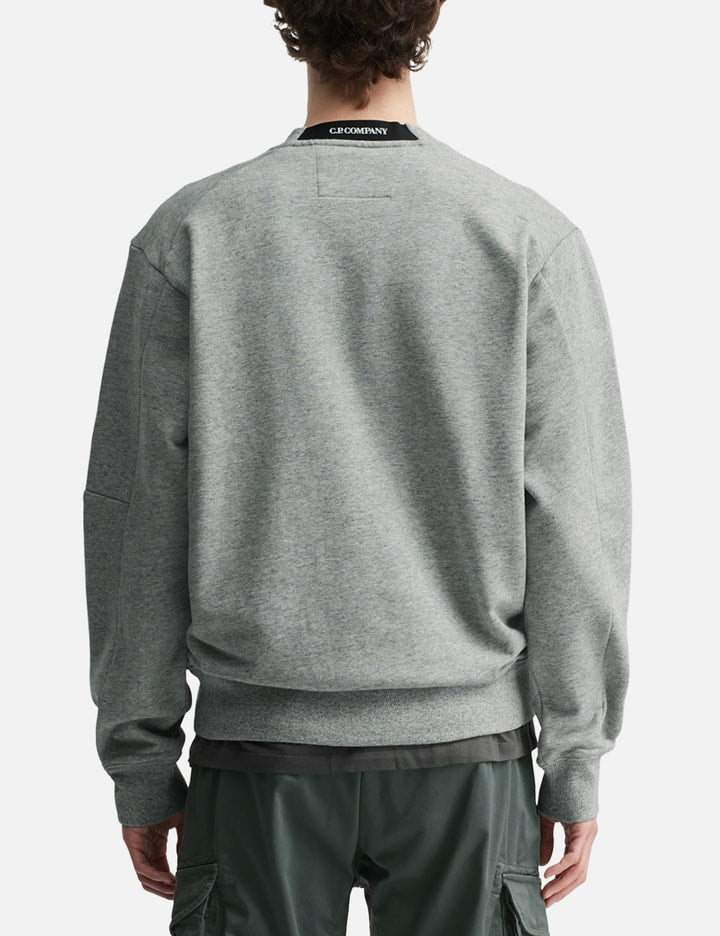 Diagonal Raised Fleece Crewneck Lens Sweatshirt