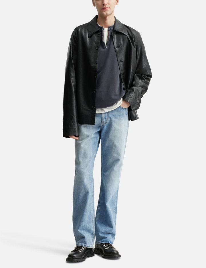 Garment Dyed Zip Sweatshirt