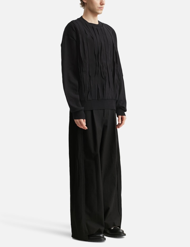 Asymmetric Pleats Sweater