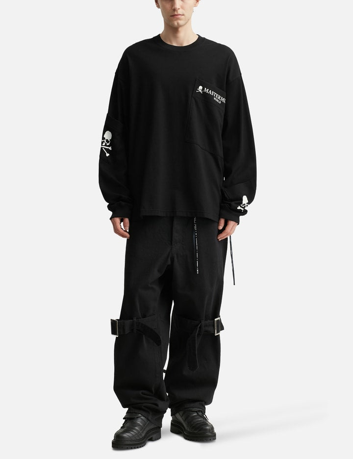 Multi Pocket Boxy Long Sleeve T-shirt