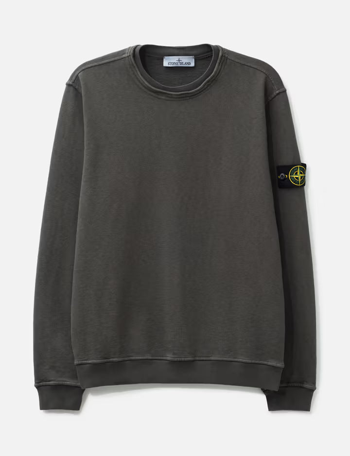 GARMENT DYED MALFILE FLEECE SWEATSHIRT
