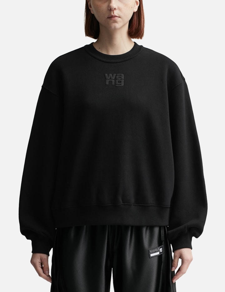 Puff Logo Essential Terry Crew Sweatshirt