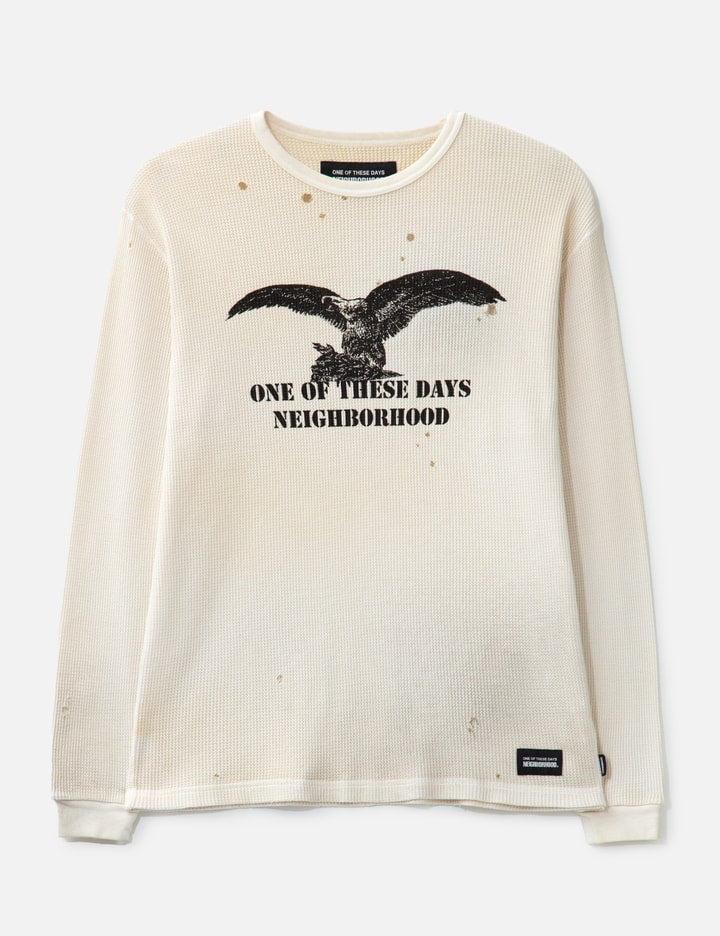 NH x OOTD . Waffle Fabric Crewneck Long Sleeve