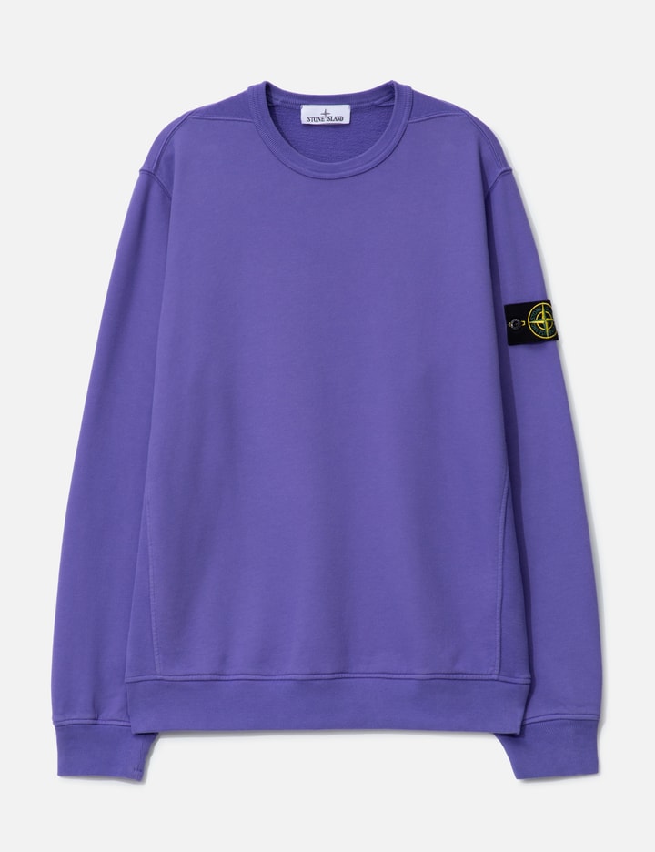 Brushed Organic Cotton Fleece Crewneck Sweatshirt