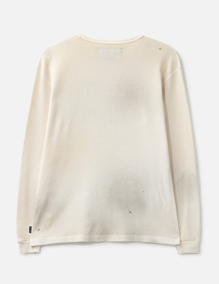 NH x OOTD . Waffle Fabric Crewneck Long Sleeve