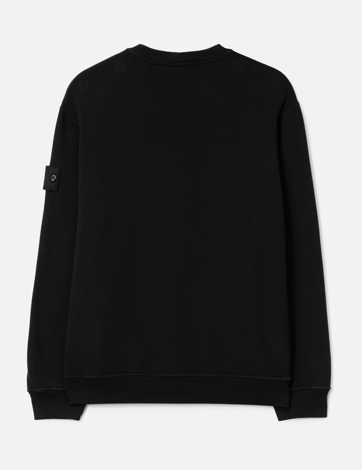 Stretch Cotton Fleece Crewneck