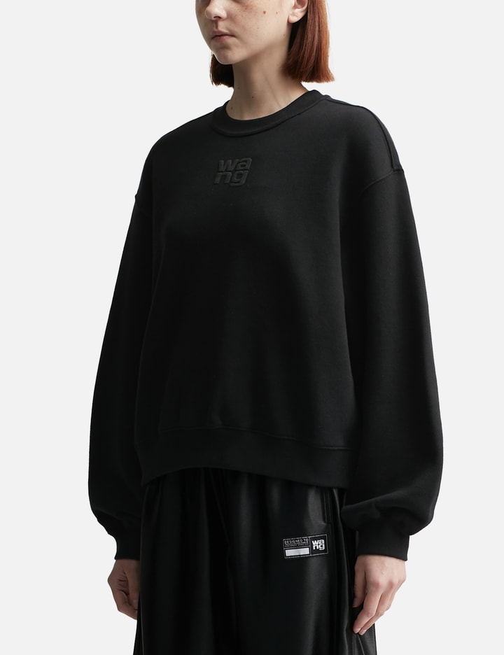 Puff Logo Essential Terry Crew Sweatshirt