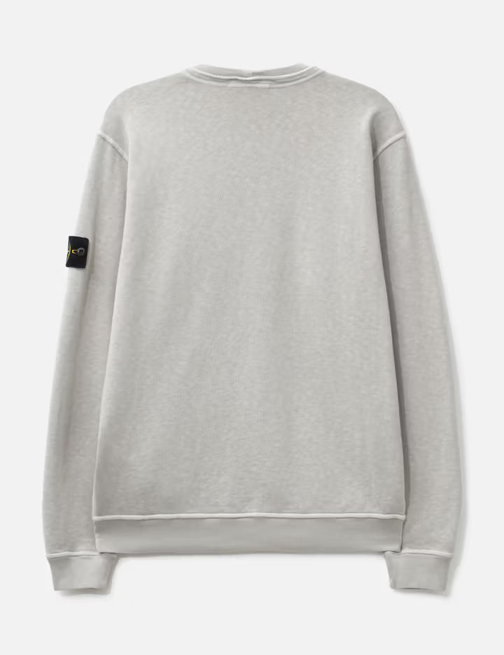 Malfilé Fleece 'Old' Effect Crewneck Sweatshirt