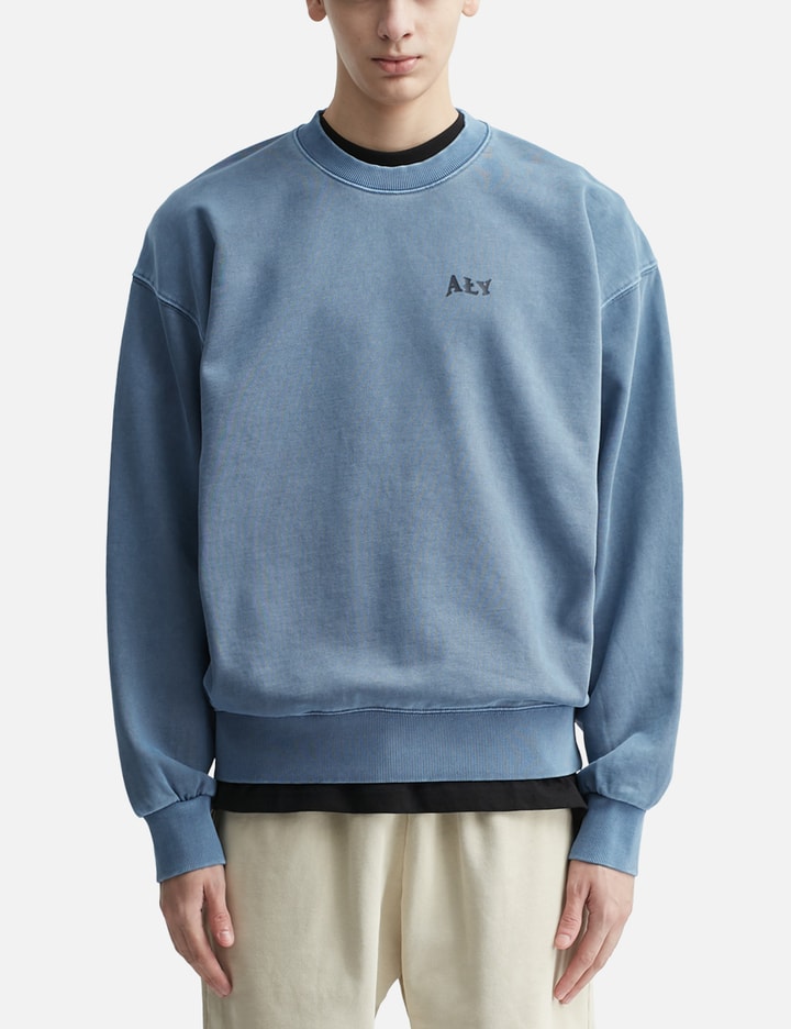 "Good Vibes Ahead Blue Washed" Crewneck