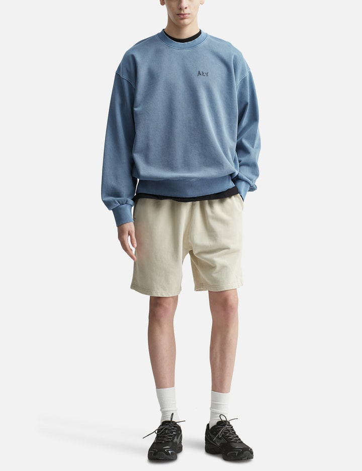 "Good Vibes Ahead Blue Washed" Crewneck