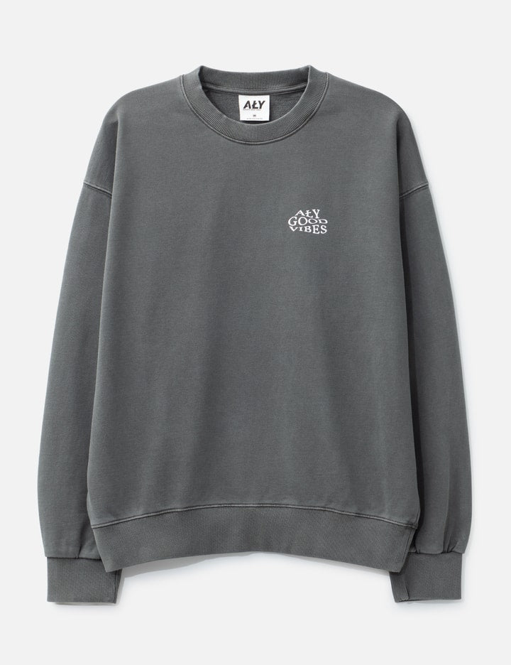 "Allergic To Negativity Grey Washed" Crewneck