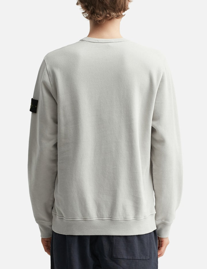 Brushed Organic Cotton Fleece Sweatshirt with ribbed inserts