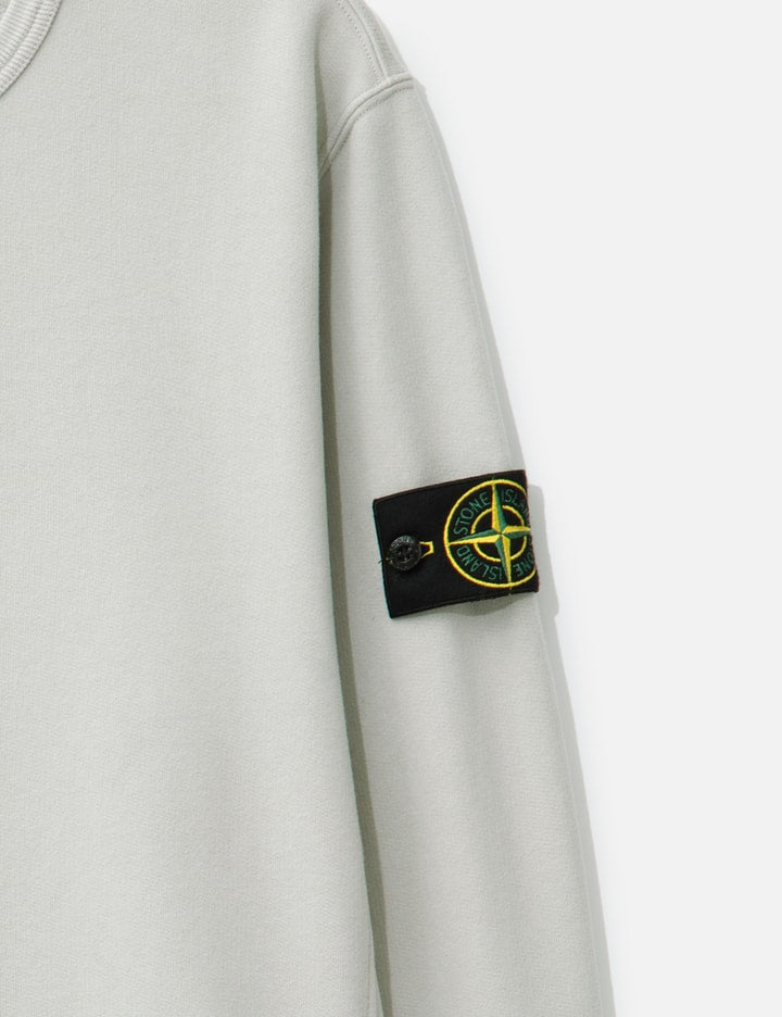 Brushed Organic Cotton Fleece Sweatshirt with ribbed inserts