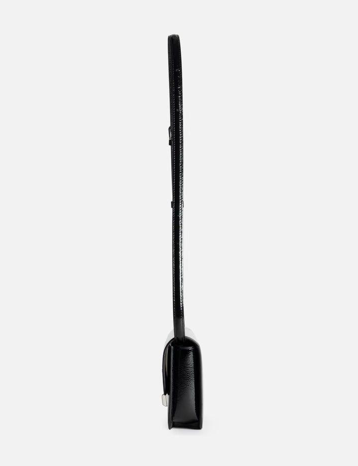 T-Lock Grained-Patent Crossbody