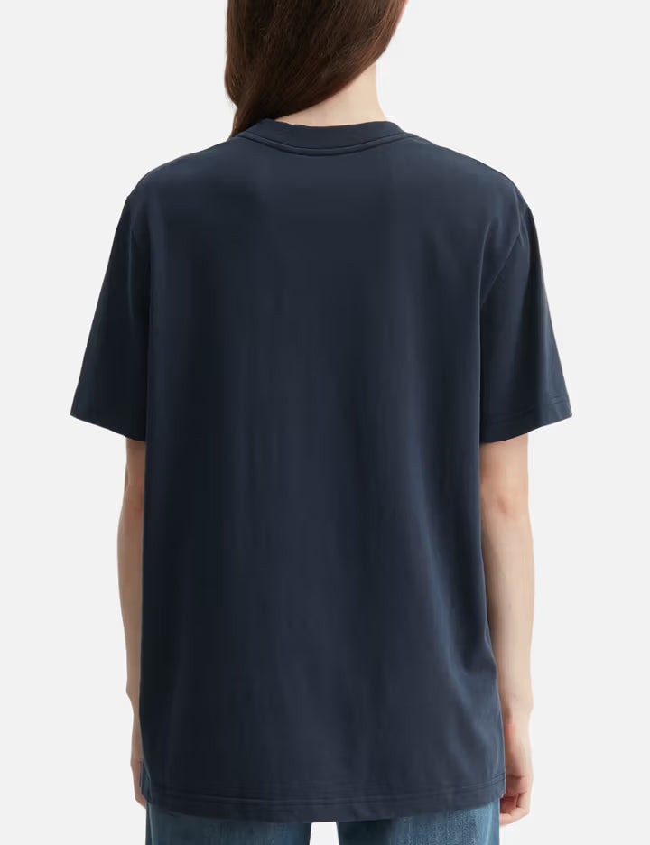 T-Shirt With Vintage-Effect A.P.C. Logo
