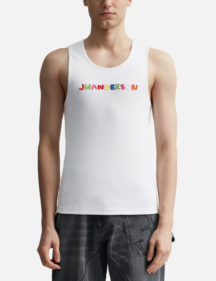 Logo Embroidered Tank Top