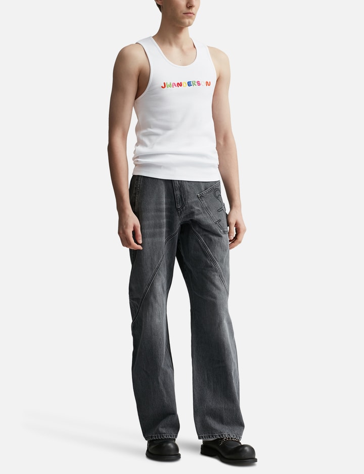 Logo Embroidered Tank Top