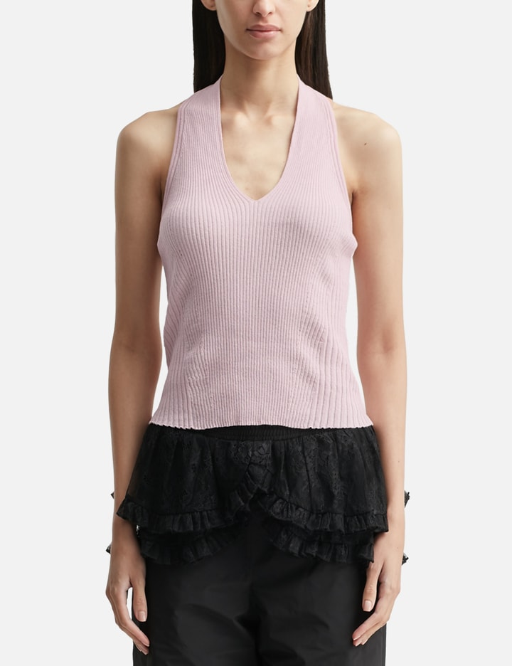 Ribbed Halter Top