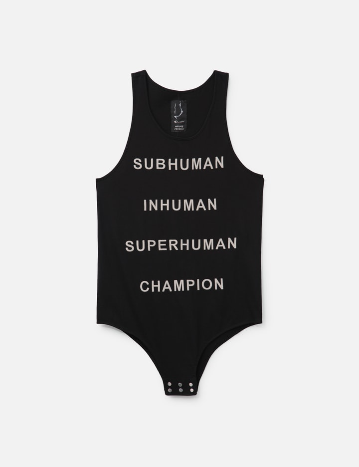 Rick Owens x Champion Basketball Tank W Subhuman Inhuman Superhuman
