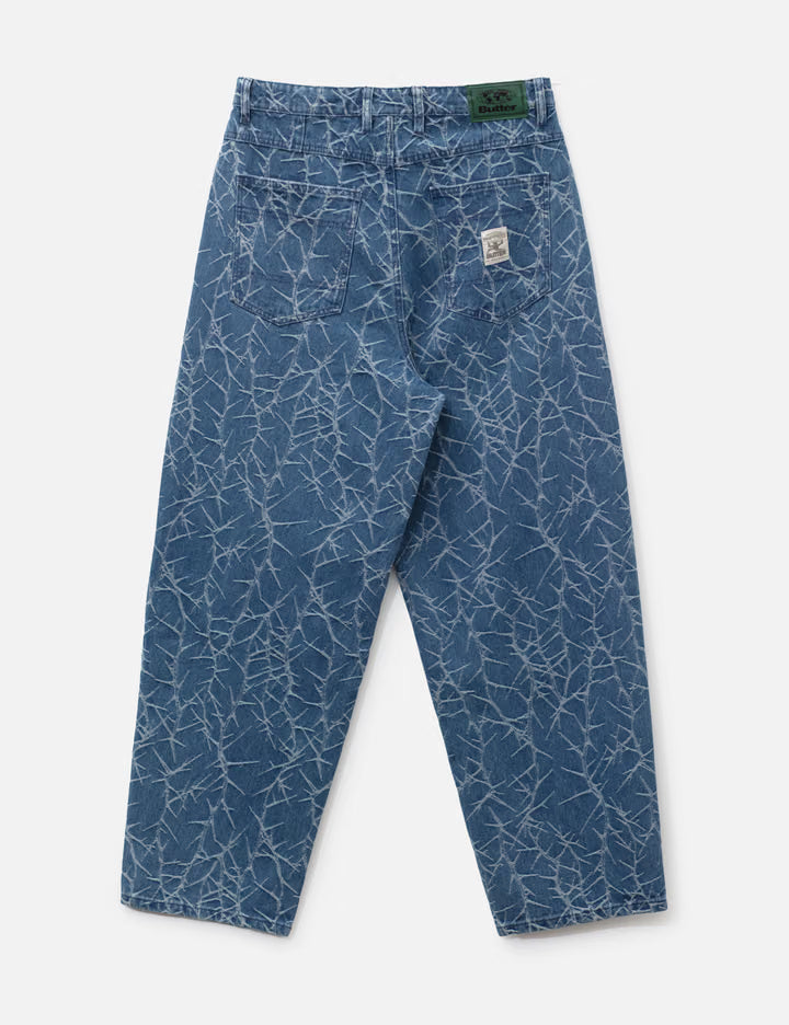 Thorn Camo Wide Cut Denim Jeans