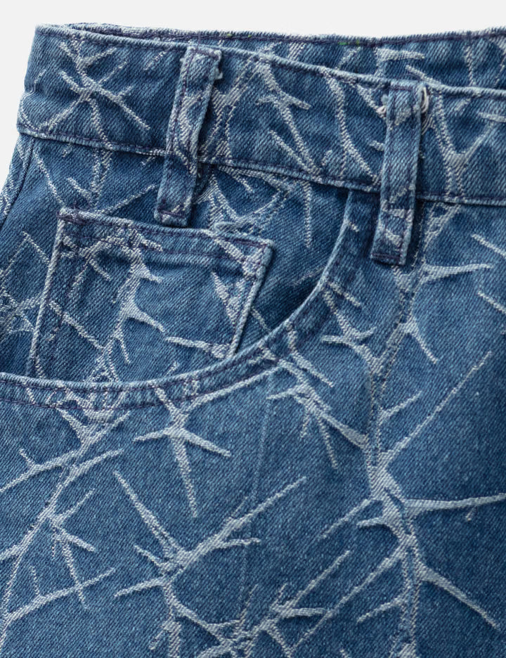 Thorn Camo Wide Cut Denim Jeans