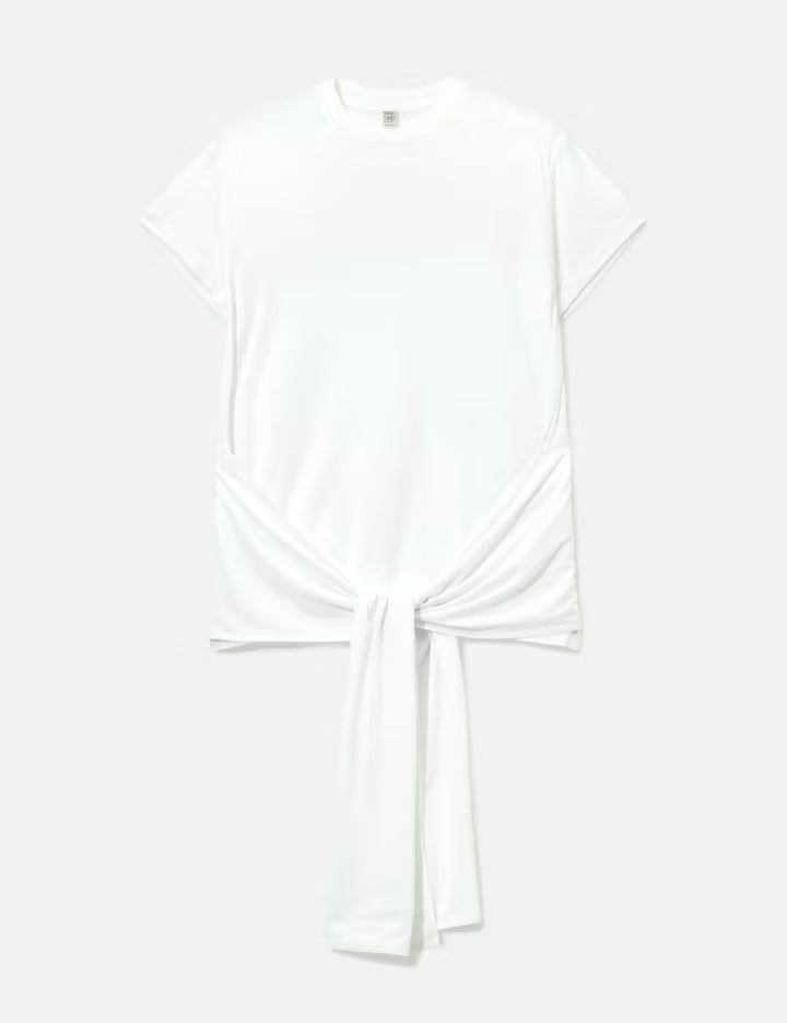 Tie-Waist Jersey Top