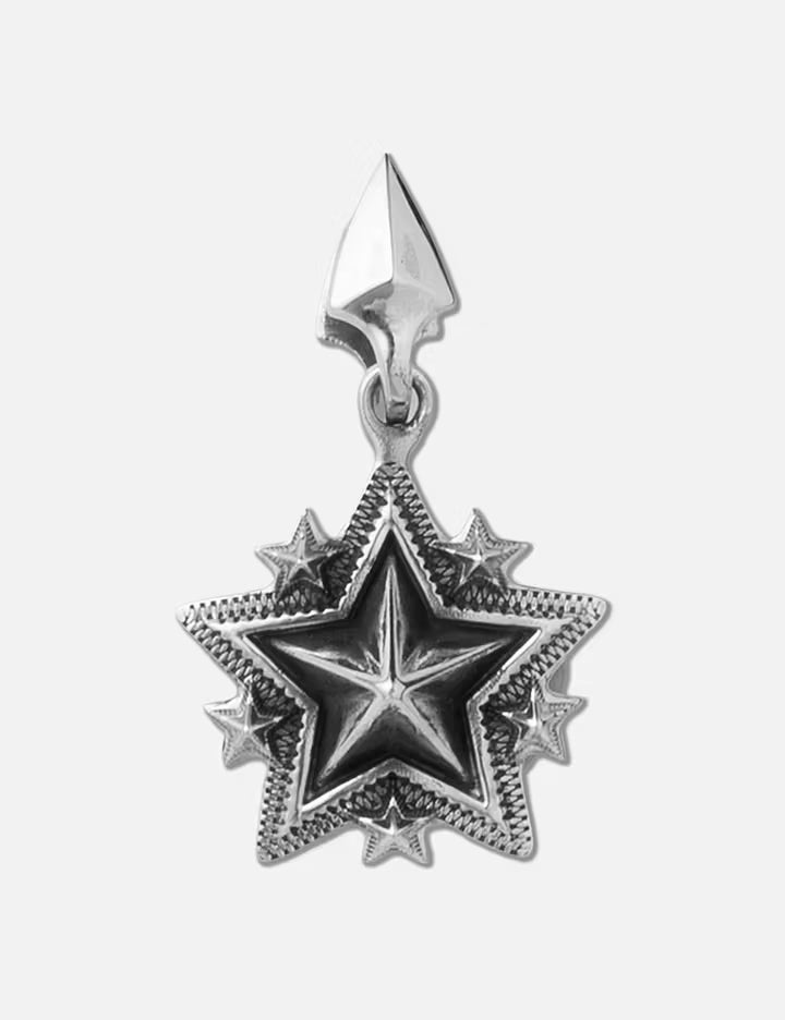 Tiny Spike Starry W / Arrow Head Bail Pendant