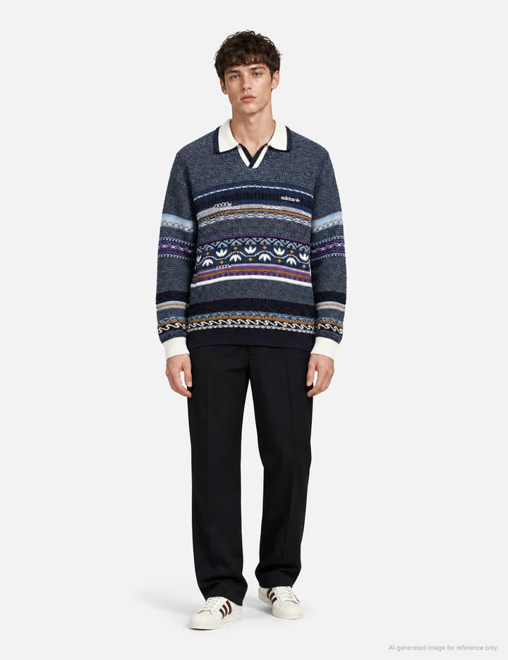 Toc Polo LS Sweater