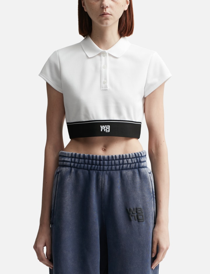 CHEERLEADER POLO TOP