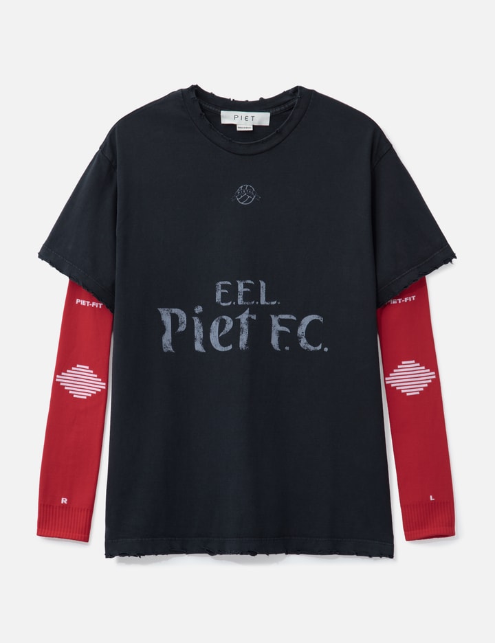 F.C. Knitted Sleeve T-shirt