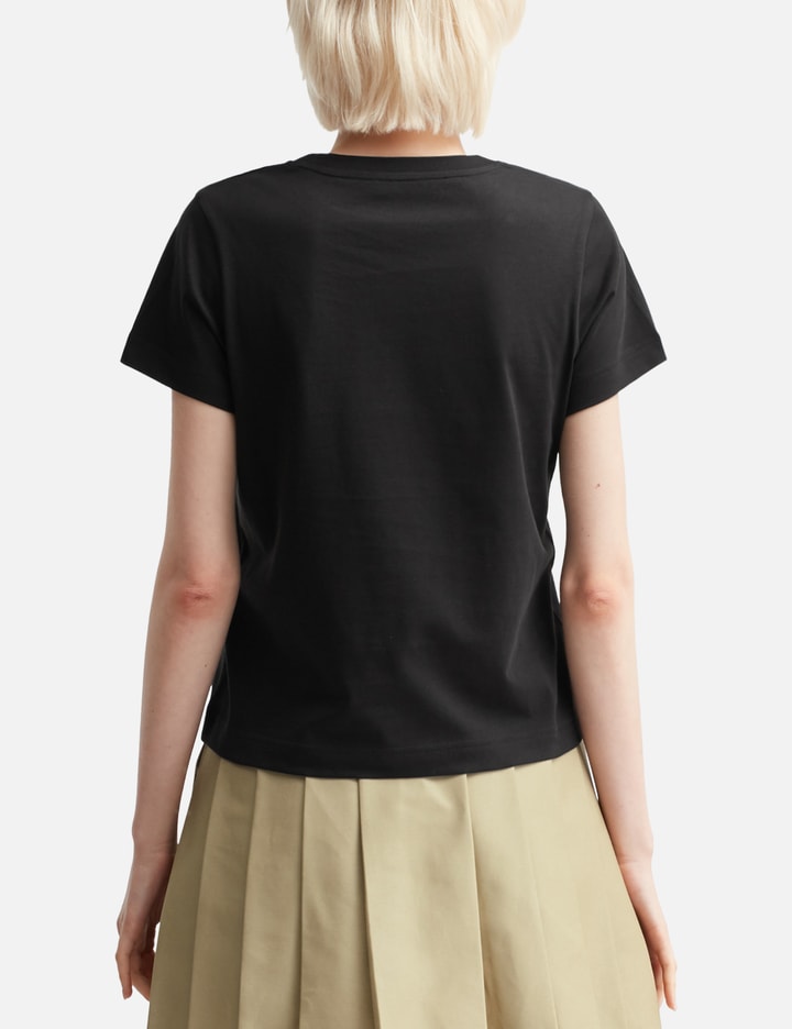 Embroidered Heart Logo Cotton T-Shirt
