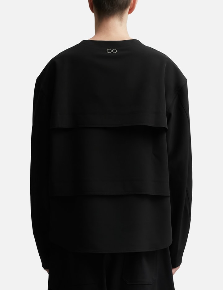 PLATED COCOON LONG SLEEVE