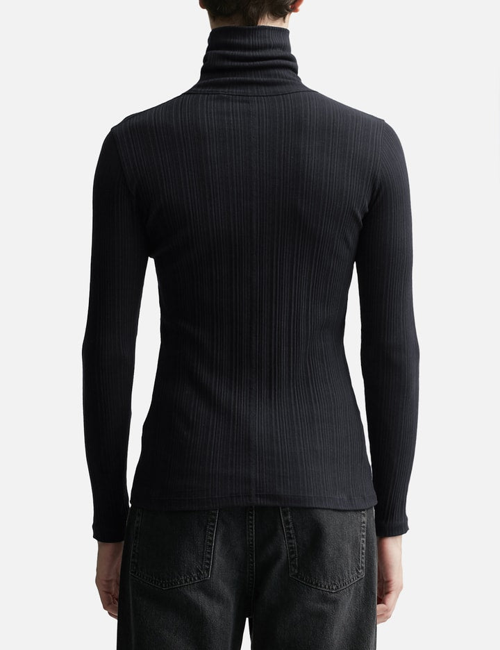 Turtleneck with Asymmetrical Opening