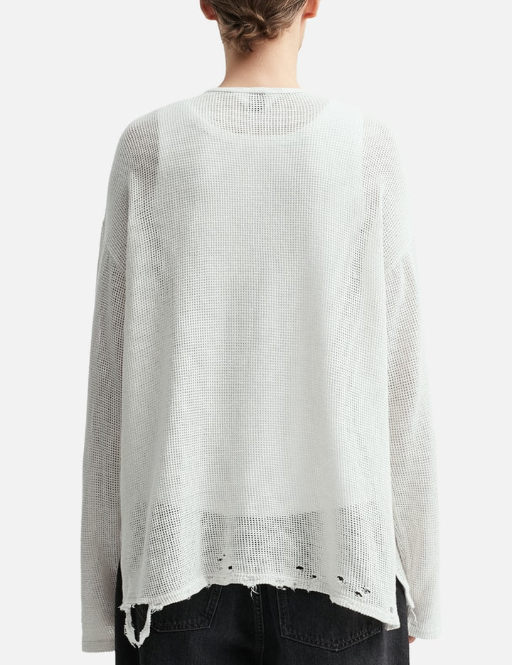 Dyed Mesh Long Sleeve T-shirt