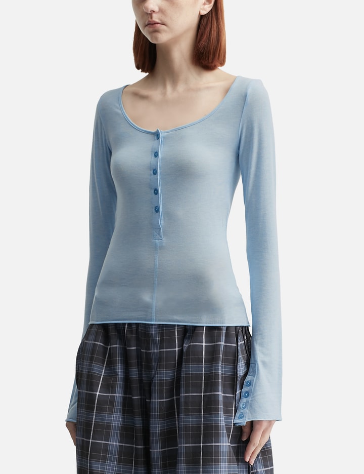 Fade Button Long Sleeve