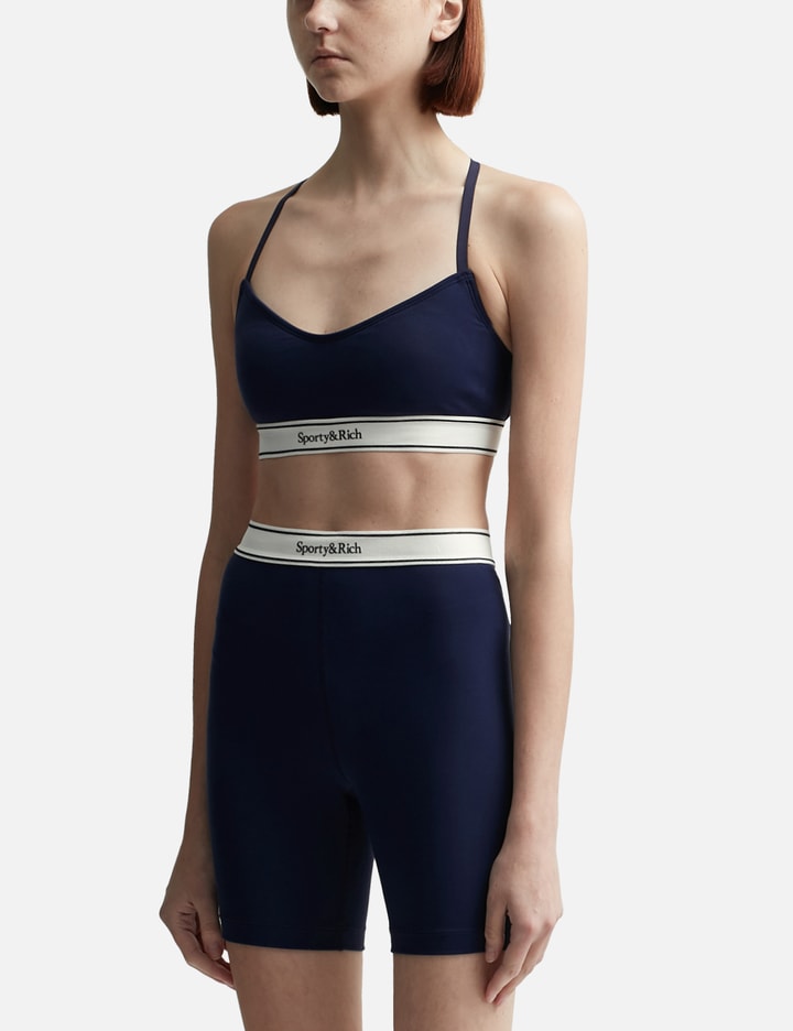 Serif Logo Sports Bralette