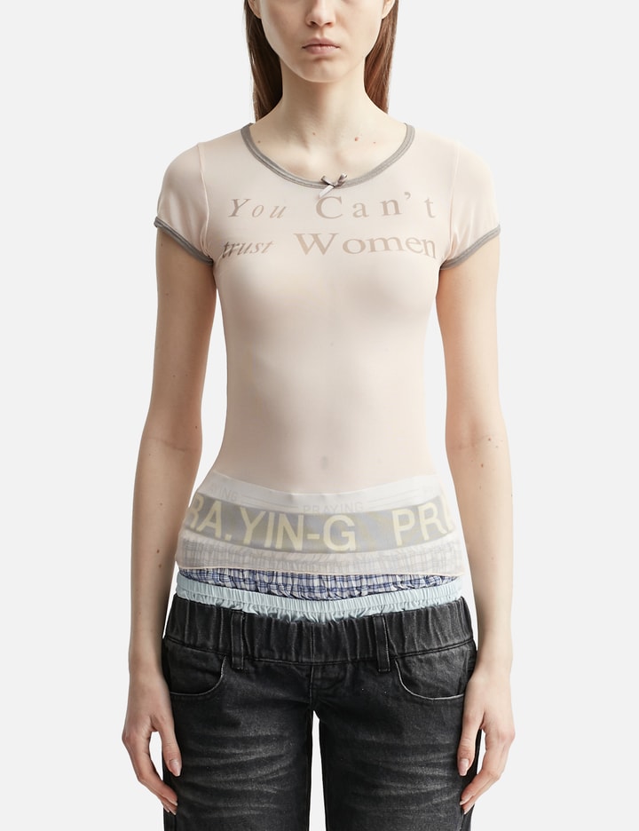 Can't Trust Women Sheer Top