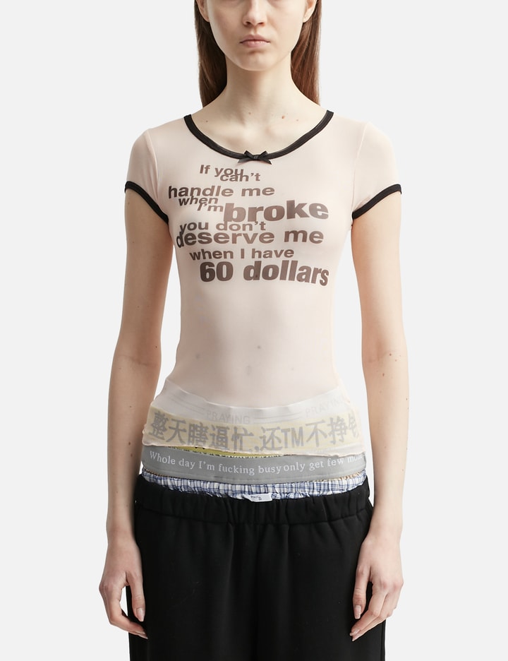 60 Dollars Sheer Top