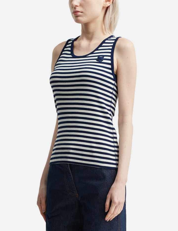 Bold Fox Head Patch Ribbed Tank Top