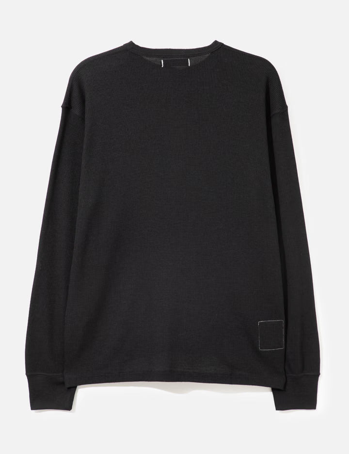 Trooper L/S Henry Neck Tee Merino Wool Poly Thermal