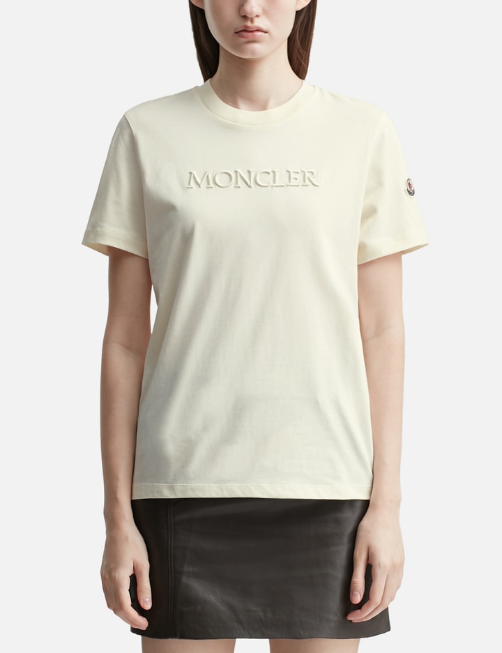 Embroidered Tonal Logo Cotton T-Shirt
