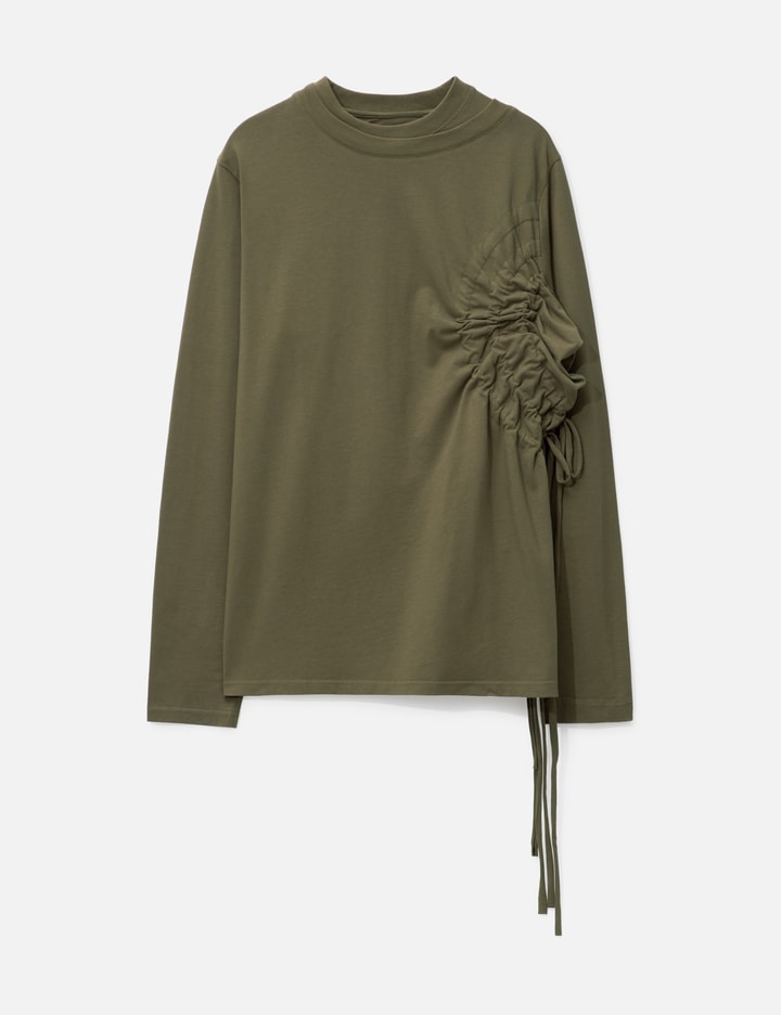 Drawstring Long Sleeve T-shirt