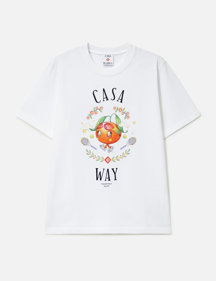 Casa Way Orange Mascot Short Sleeve T-shirt