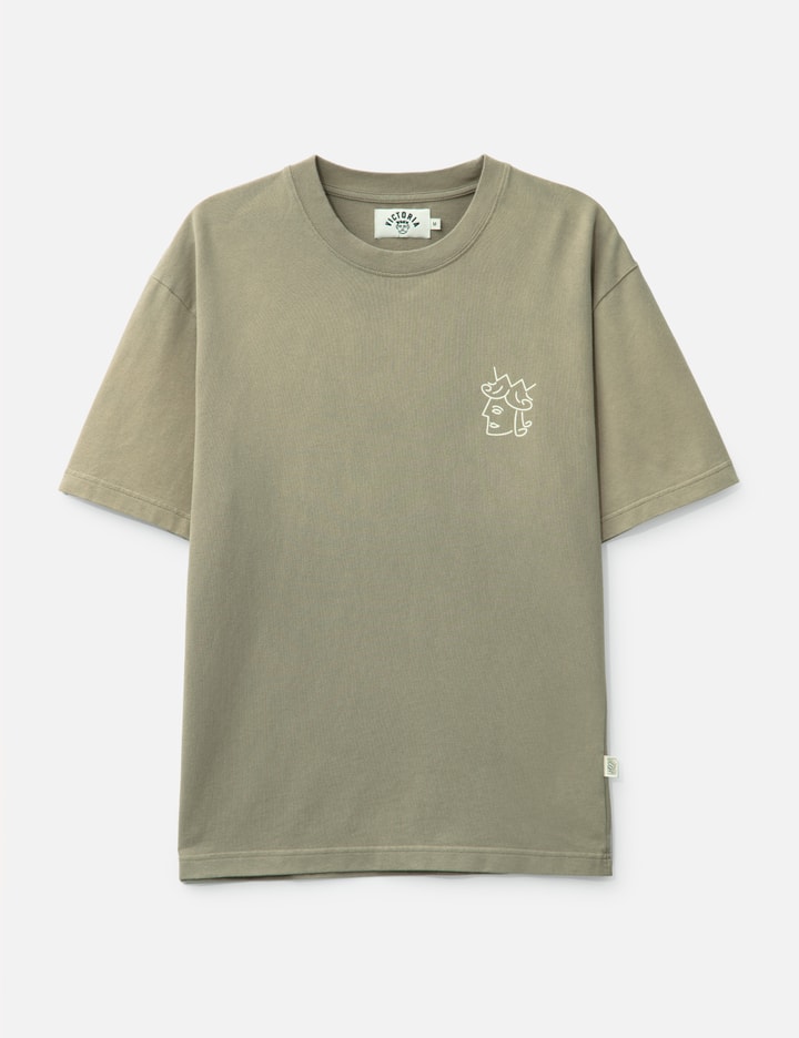 Sun Faded Queenhead Logo Short Sleeve T-shirt