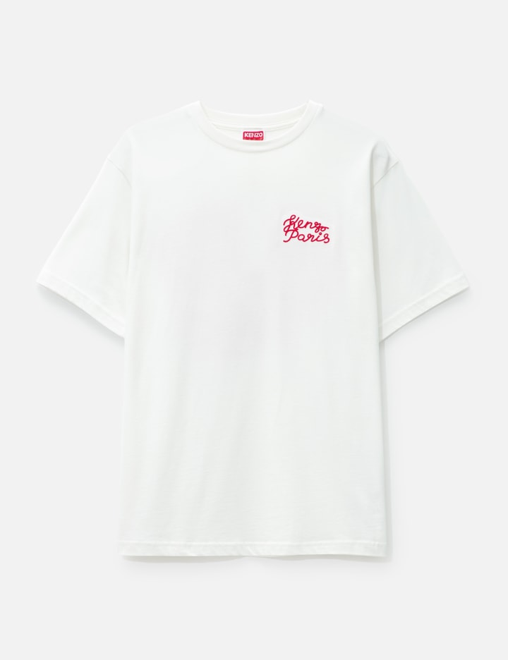 'KENZO HEART' OVERSIZED EMBROIDERED T-SHIRT