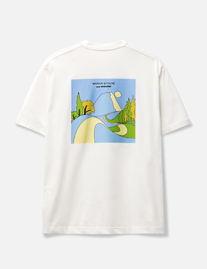 and Wander x Maison Kitsuné Dry Cotton T Mountain