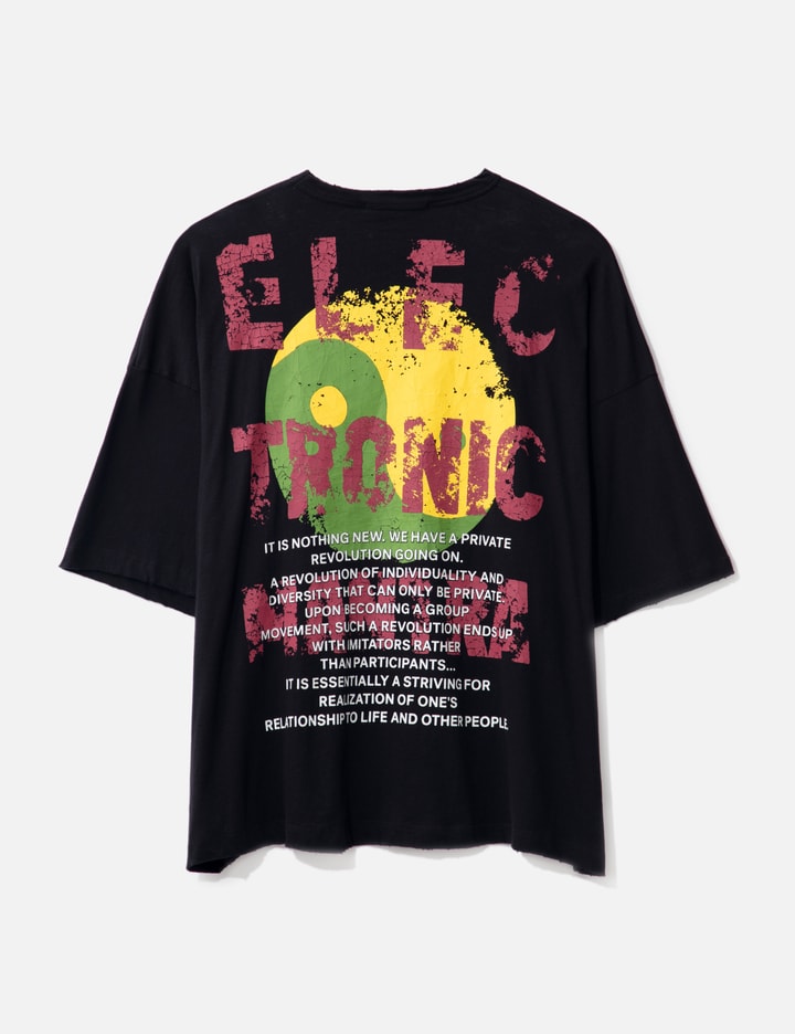 ELECTRONIC MANTRA SUPERSIZED T-shirt