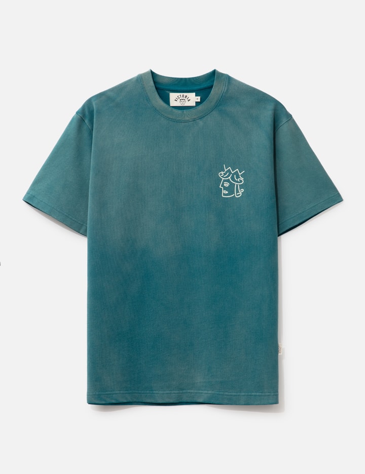 Faded Queenhead Logo Short Sleeve T-shirt