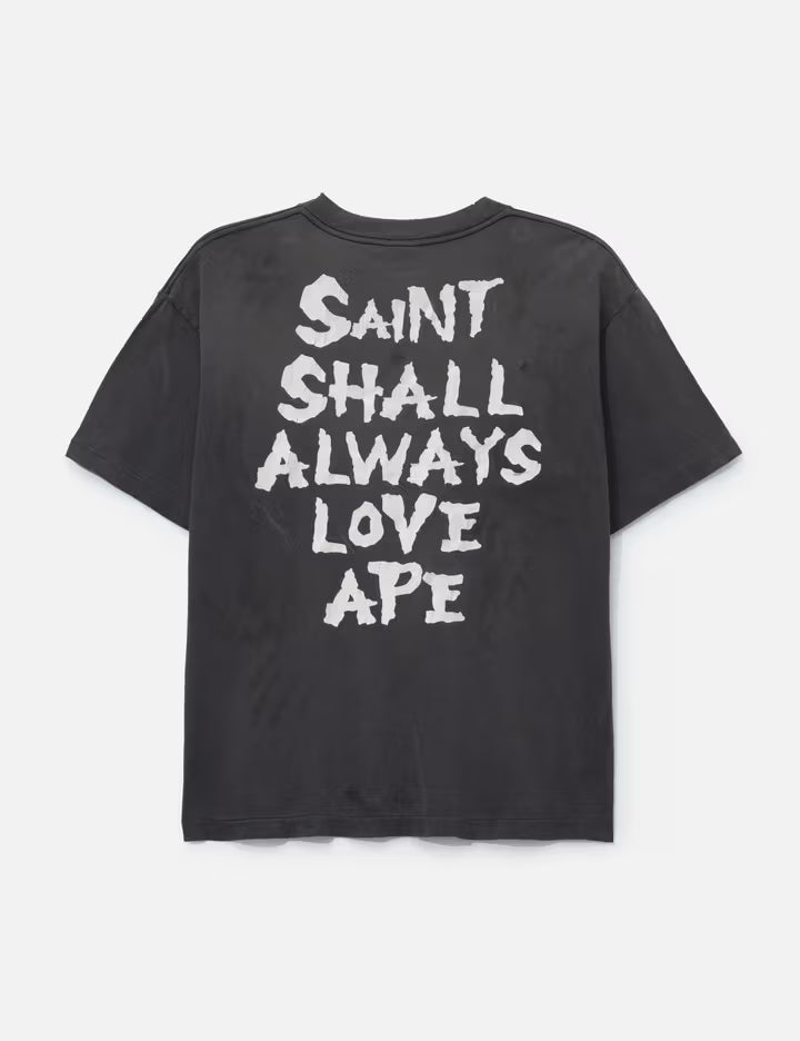 Saint Michael X Bape Short Sleeve T-Shirt